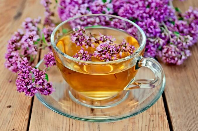 Infusão com tomilho